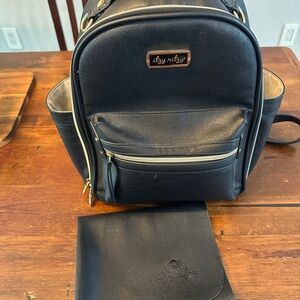Itzy Ritzy Black Diaper Backpack